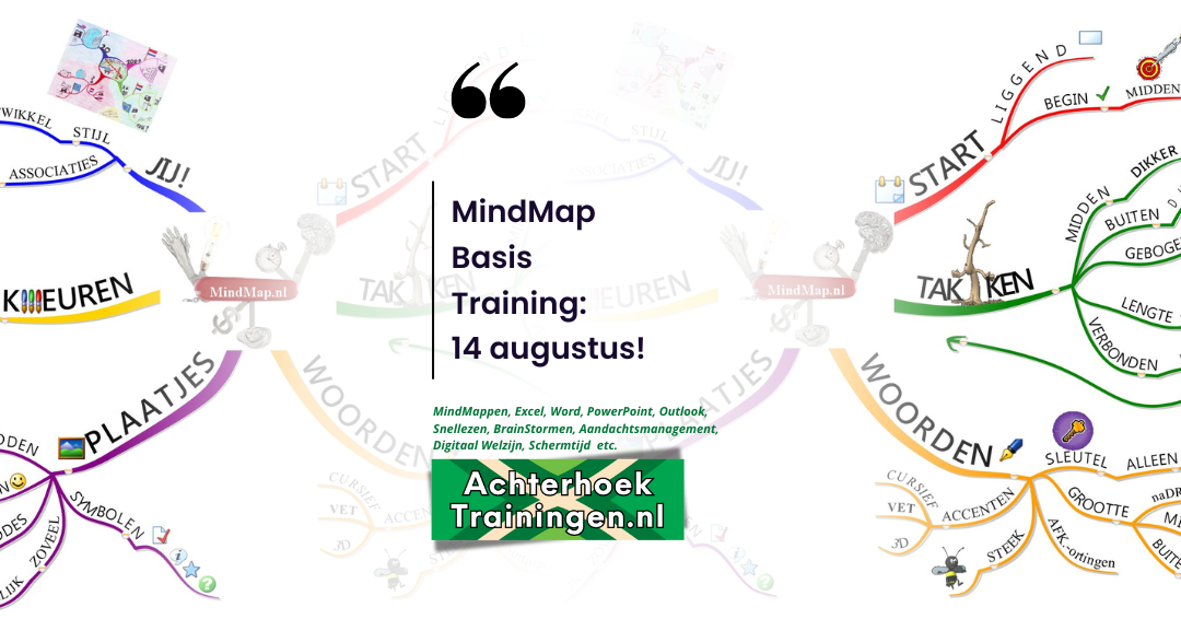 MindMap Basis training AchterhoekTrainingen